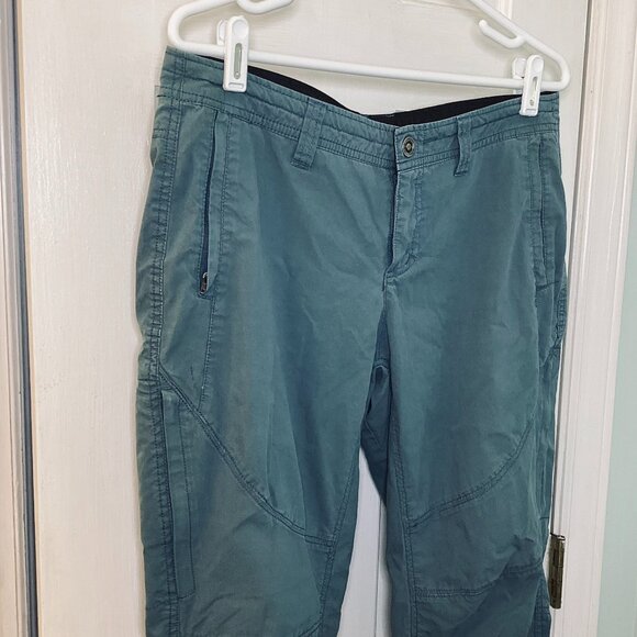 Kuhl Spire Roll Up Convertible Pants Deep Harbor UPF 50 Size 12 SHORT Gorpcore - Picture 2 of 7
